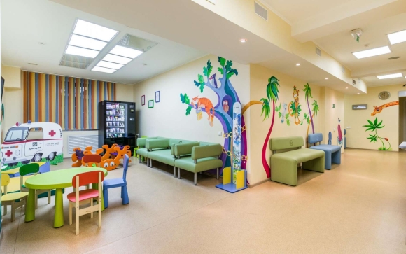 Обустройство детской зоны в медицинском учреждении
