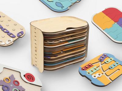 Набор развивающих игр для детей "Мир чудес"