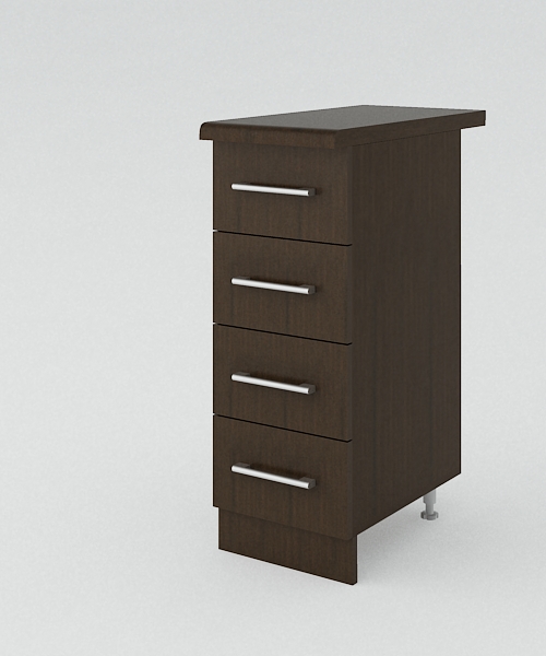 Тумба разделочная с ящиками 300*600 