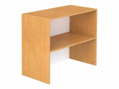 Секция шкафа модульного верхняя 2-ярусная широкая открытая