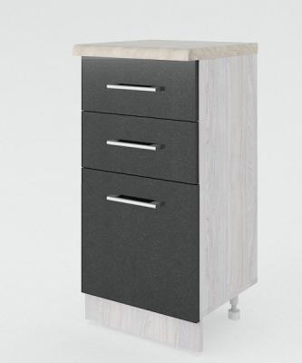 Тумба разделочная с ящиками 400*400 МДФ глянец