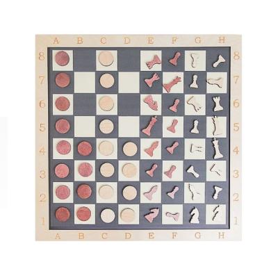 Настенная игра "Магнитные шахматы и шашки"