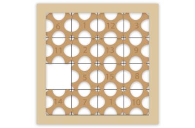 Настенная игра "Магнитные Пятнашки"