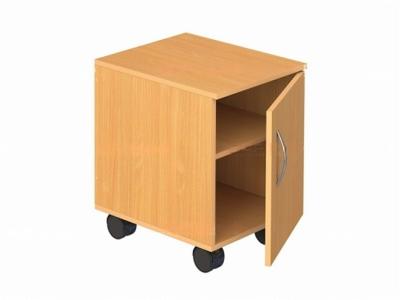 Тумба подкатная мобильная с дверью на колесах 