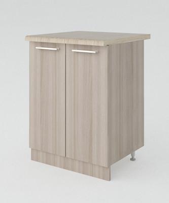 Тумба разделочная 600*600 с полкой 