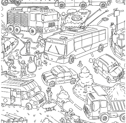 Раскраска "Транспорт"