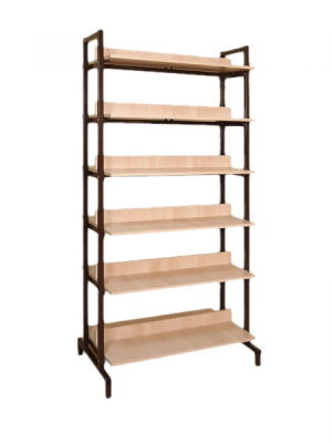 Стеллаж на металлокаркасе двухсторонний