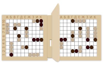 Настенная игра "Магнитный Морской бой"
