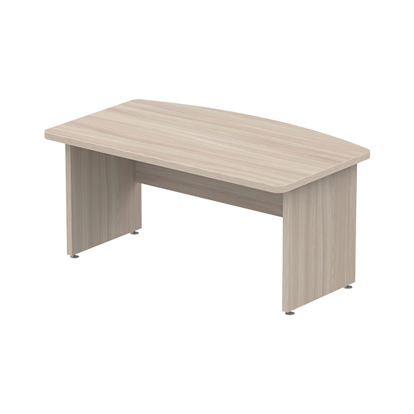 Стол руководителя с внешним радиусом 160x94 см ясень