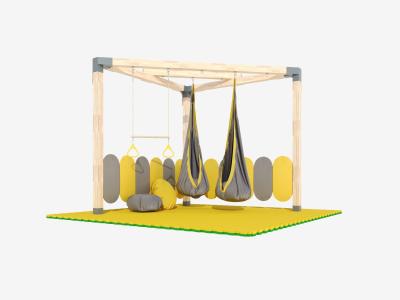 Угловой спортивно-игровой комплекс «Сенсорум» для сенсомоторной интеграции и нейрокоррекции.