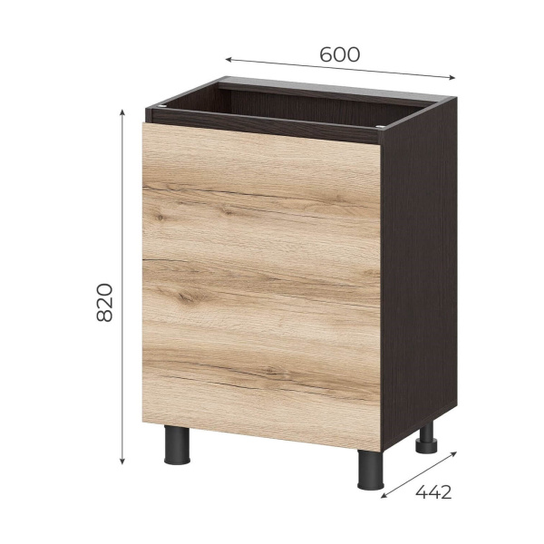 Стол  6с1 600 мм