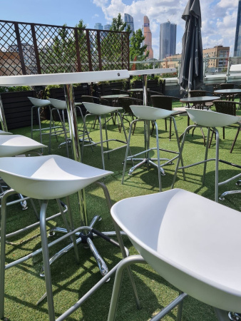 Стул барный SHT-ST19/S29P белый