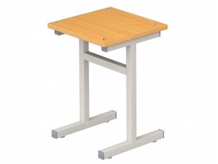 Табурет для школьной столовой 4 г/р квадратная труба бук бавария