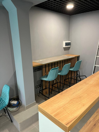 Стул барный SHT-ST29-C12/S29 голубая лагуна