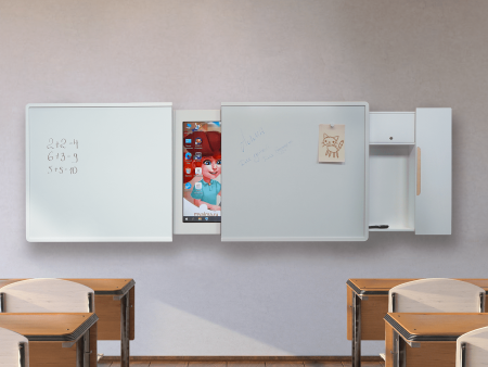 «Фибоначчи» - Интерактивная раздвижная доска с магнитно-маркерной поверхностью