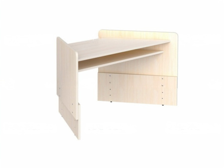 Стол "Трапеция" игровой корпусный  регулируемый 1-3 г/р дуб молочный