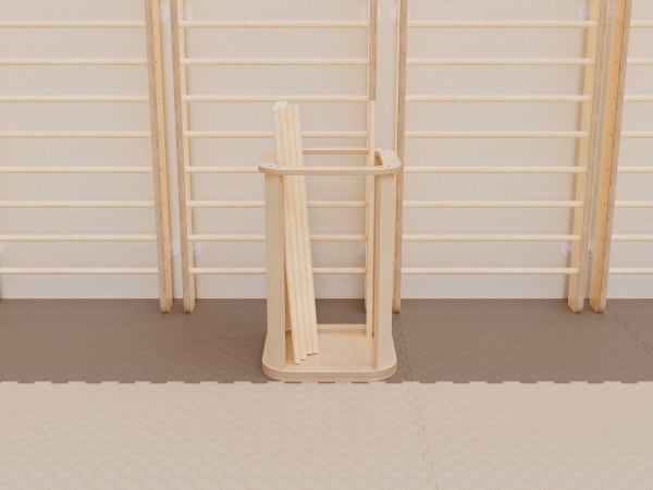 Стойка для хранения гимнастического инвентаря квадратная