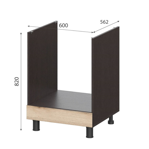 Стол под духовку  6д1 600 мм