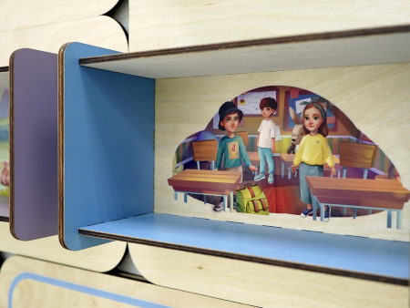 English Buddy - Дидактическая настенная панель для кабинета Английского языка