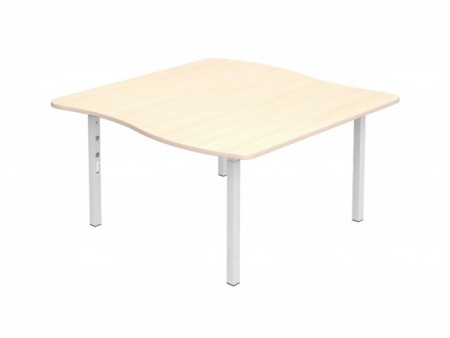 Стол "Волна" игровой  регулируемый 1-3 г/р дуб молочный