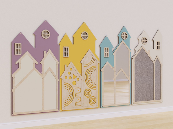 Набор настенных панелей «Домик» (4 шт.)