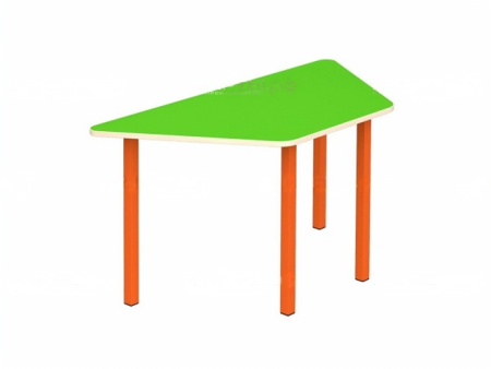Стол "Трапеция" игровой Высота по группе роста - 580 мм Группа роста - 3 цветной