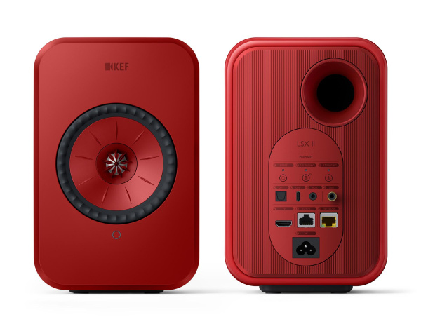 Полочная акустика KEF LSX II Lava Red