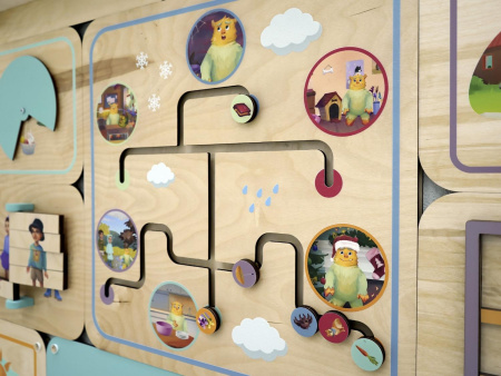 English Buddy - Дидактическая настенная панель для кабинета Английского языка