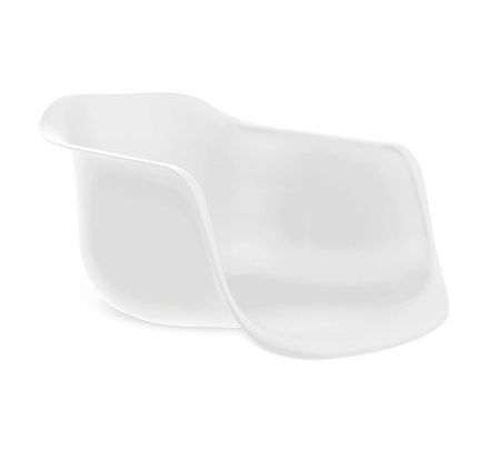 Стул SHT-ST31/S70 белый с подлокотниками