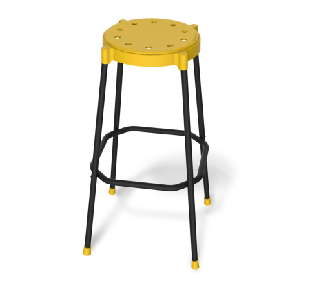 Стул барный SHT-S48 пластиковый