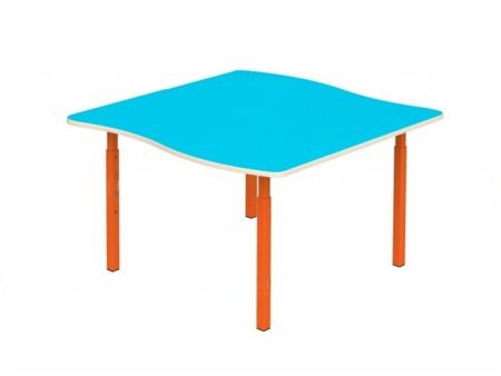 Стол "Волна" игровой  регулируемый 1-3 г/р цветной