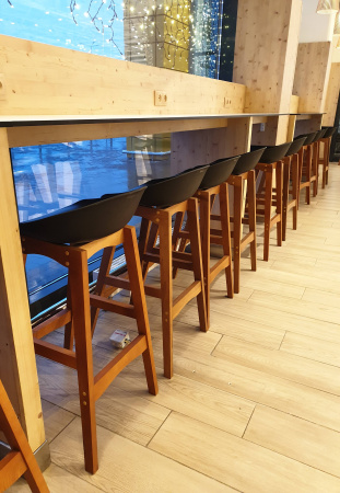 Стул барный SHT-ST19/S65 черный