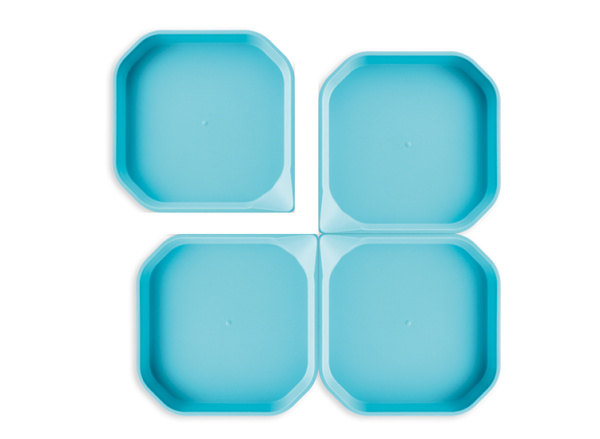 Fun2 Play Лоток для активных игр синий, 25 x 25 x 2,5см., 4 шт.