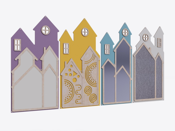 Набор настенных панелей «Домик» (4 шт.)