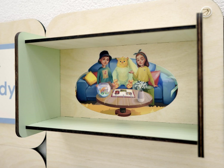 English Buddy - Дидактическая настенная панель для кабинета Английского языка