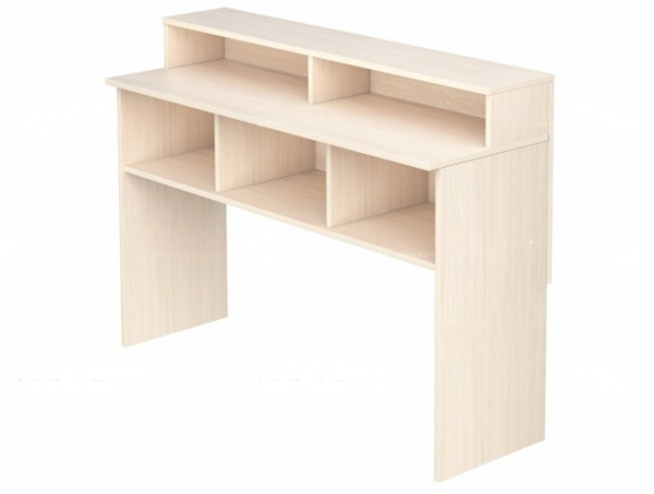 Стол-барьер школьный библиотечный дуб молочный