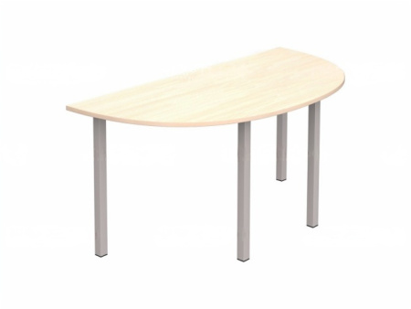 Стол "Полукруглый" игровой Высота по группе роста - 340 мм Группа роста - 00 дуб молочный