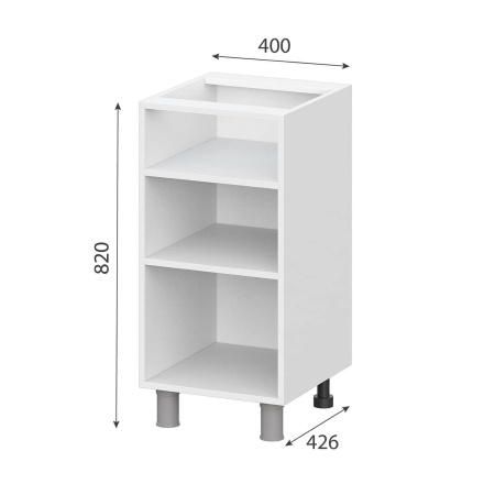 КГ "Одри" Стол открытый с полками 0,4м 4с0 серия 2