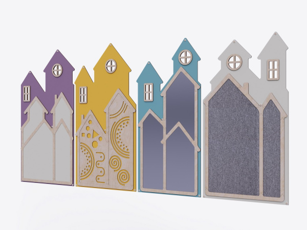 Набор настенных панелей «Домик» (4 шт.)