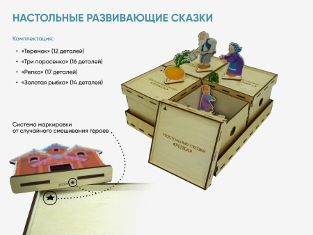 Настольные развивающие сказки