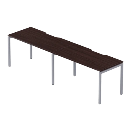 Бенч-система на 2 рабочих места, (280x70 см) венге