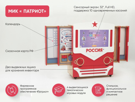 МИК «Патриот» - Методический интерактивный комплекс для изучения патриотизма в ДОУ
