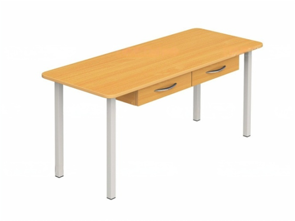 Стол детский 2-местный с ящиками высота 460 мм ростовая группа 1 бук бавария