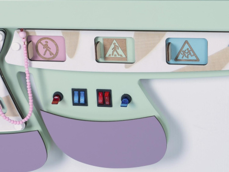 Интерактивный бизиборд «Зебруша»