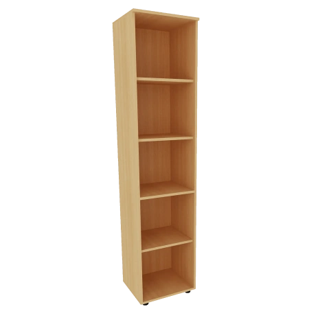 Стеллаж узкий открытый (2010х425х450)