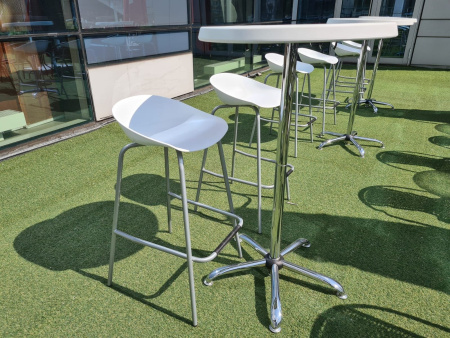 Стул барный SHT-ST19/S29P белый