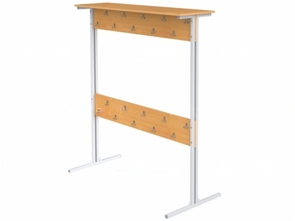 Вешалка напольная двухсторонняя на 20 мест бук бавария