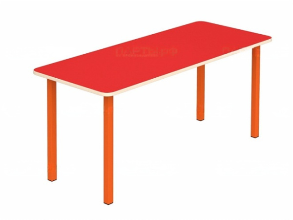 Стол детский 2-местный нерегулируемый высота 460 см Группа роста - 1 цветной