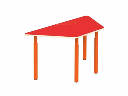 Стол "Трапеция" игровой  регулируемый 1-3 г/р цветной