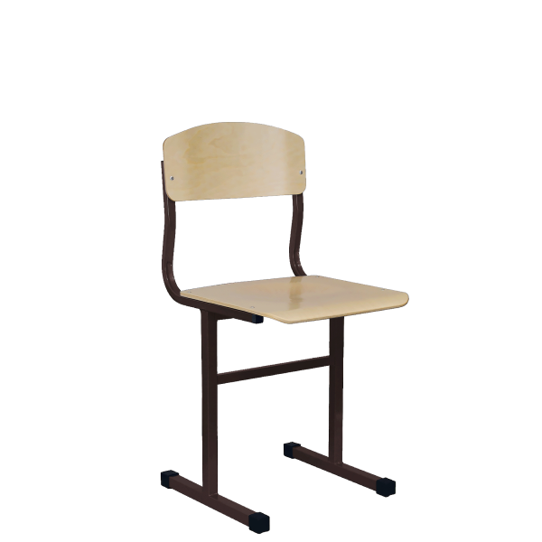 СТУЛ «БЮДЖЕТ» ФИКСИРОВАННЫЙ ростовая группа 5 шоколадно-коричневый